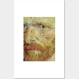 Self Portrait of Van Gogh detail - Gallery Quality Print Posters and Art